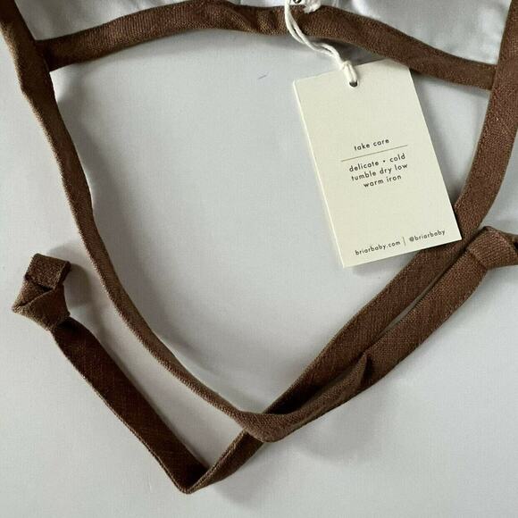 NEW Briar Baby Fawn Cotton Lined Bonnet - Picture 7 of 10